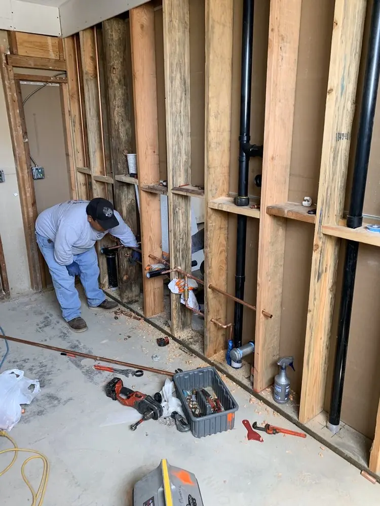Commercial rough-in plumbing for Gas Line Repair in Hartland Village